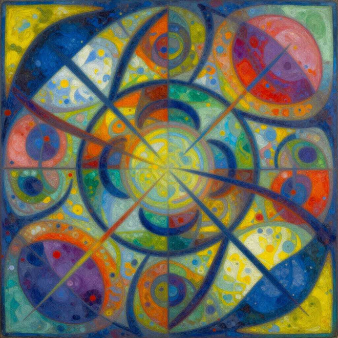 Uusi abstrakti alumiinitaulu 20 cm x 20 cm