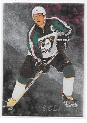 1998-99 Be A Player #3 Teemu Selänne Anaheim Mighty Ducks