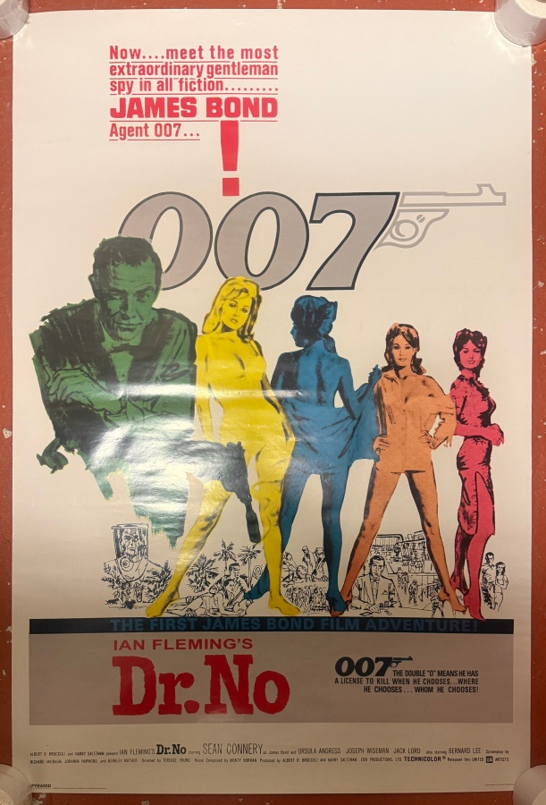 ELOKUVAJULISTE DR. NO / JAMES BOND / SEAN CONNERY