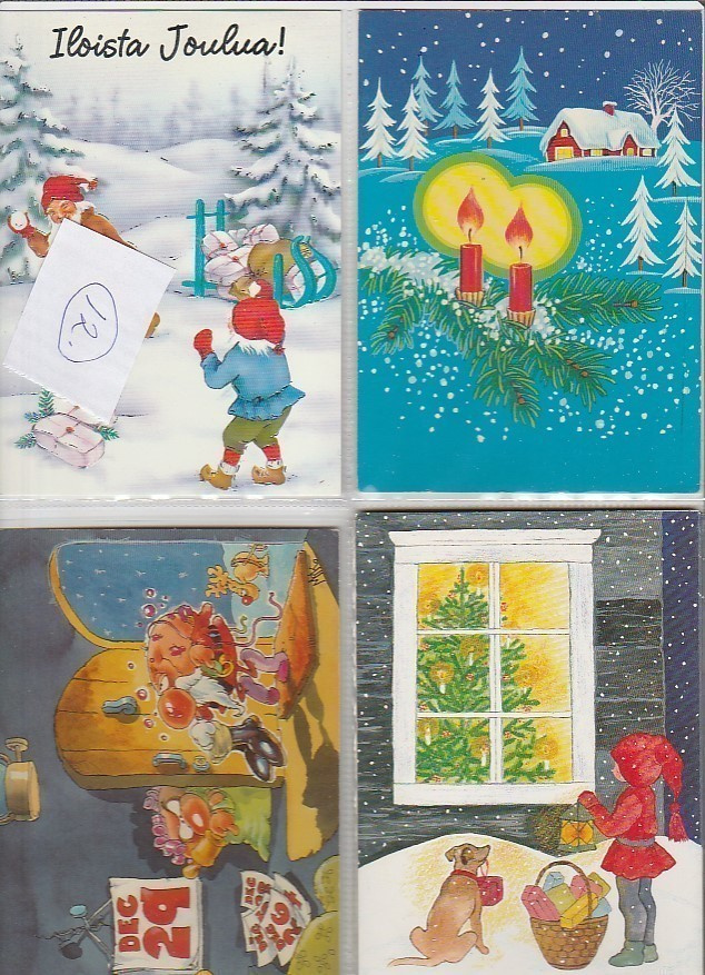 Postikortti, Joulukortti erä