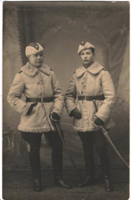 SOTILASKORTTI UPSEERI T +MIEKAT(VIIPURI?)
