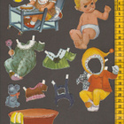 Paperinukke tyttövauva 1950-luku - pikkukuva 1