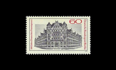 Berlin 550 ** Patenttivirasto 100v (1977)