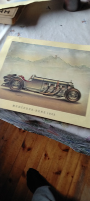 mercedes bentz 1933 pahvijuliste