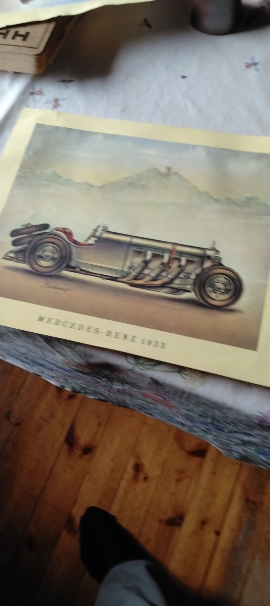 mercedes bentz 1933 pahvijuliste