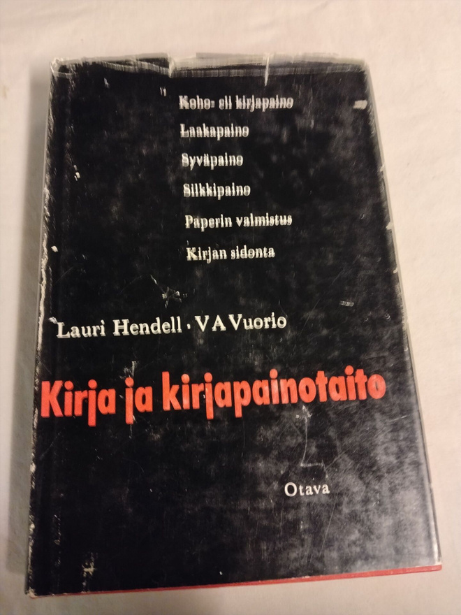 kirja ja kirjapainotaito
