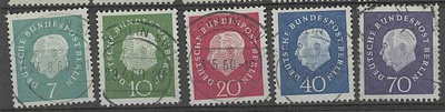 Berlin Mi 182-6 kaunisleimaiset
