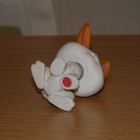 LITTLEST PET SHOP valko-oranssi PUPU, KANI #75 - pikkukuva 5