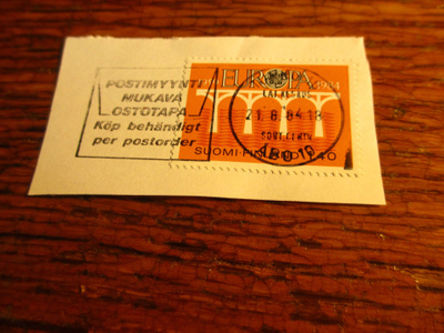 suomi pm leike 1984 1,40 europa