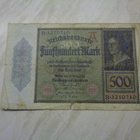 Saksa 500 Mark 1922 seteli - pikkukuva 1