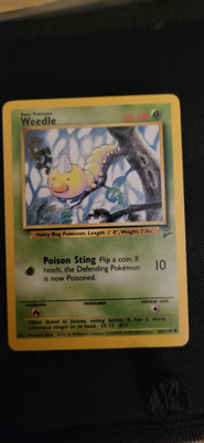 Weedle - Base Set 2 (BS2) card