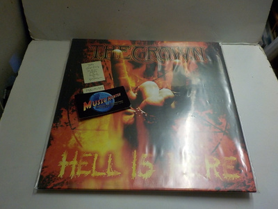 THE CROWN - HELL IS HERE  LP+INSERT+POSTER UUSI