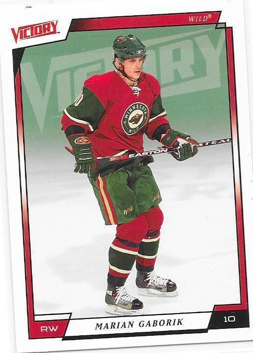 2006-07 UD Victory #95 Marian Gaborik Minnesota Wild