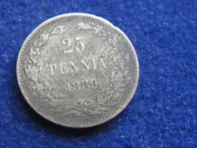 25 penniä 1889