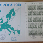 2 isoa kirjekuorta Europa 1980 loistoleimatuilla arkeilla - pikkukuva 2