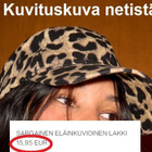 Leopardi kuvioinen lippalakki - pikkukuva 2
