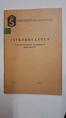 Suojeluskuntain Yliesikunta Jatkokoulutus