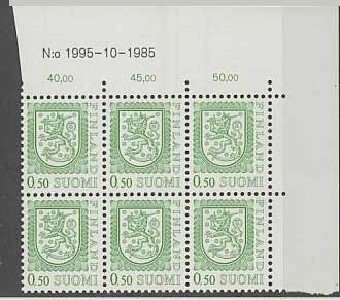 1975   50p vihreä  nro-6lo 1995  ++
