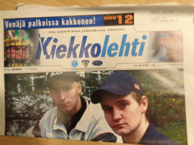 Kiekkolehti Nro 26/2001 (19.11)