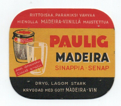Katvilappu PAULIG MADEIRA SINAPPIA.