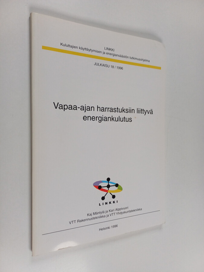 Kaj Mäntylä : Vapaa-ajan harrastuksiin liittyvä energiank...