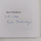 Eila Talvioja : Valkeat kihlat naavakuuselle (signeerattu) - pikkukuva 3