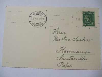 1940 Hki kortti os Kauniainen