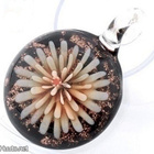 1310 .. Murano Lampwork Art Glass Taidelasi .. Kaulakoru - pikkukuva 1