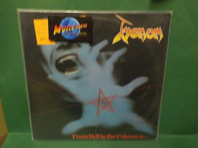 VENOM - FROM HELL TO THE UNKNOWN EX+/M- UK 1985 2LP