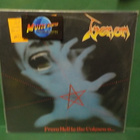 VENOM - FROM HELL TO THE UNKNOWN EX+/M- UK 1985 2LP - pikkukuva 1