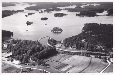 Näkymä Saimaalta. Albin Aaltonen . b642