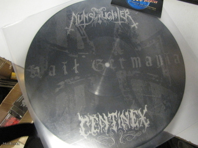 NUNSLAUGHTER / CENTINEX 10'' SPLIT KUVALEVY UUSI