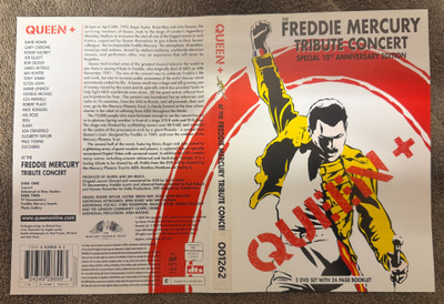 THE FREDDIE MERCURY TRIBUTE CONCERT (2 DVD) MUKANA KIRJANEN