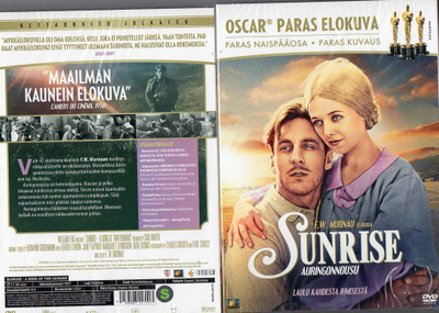 Sunrise (83 046) UUSI -FI- DVD slipcase, 1927 o:f.w.murnau