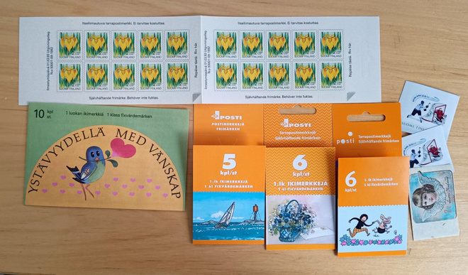Ikimerkkejä postitukseen 50 kpl (arvo 137,50 €)