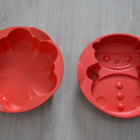 Tupperware silikoni kukka ja lumiukko kakkuvuuat - pikkukuva 2