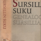 Sursillin suku = Genealogia Sursilliana,, ns., W+G 1971, K3 - pikkukuva 1
