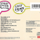 SAVOY BROWN Street Corner Talking CD - pikkukuva 2