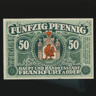 Saksa Notgeld 50 Pfg, Frankfurt an der Oder 1917 - pikkukuva 2