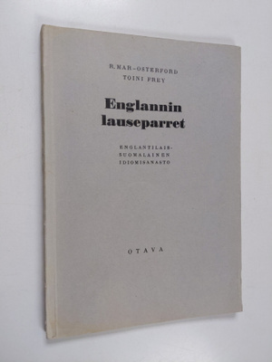 R. Mar-Osterford : Englannin lauseparret : englantilais-s...