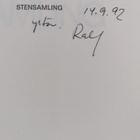 Ralf Nordgren : Stensamling (signeerattu, tekijän omiste) - pikkukuva 2