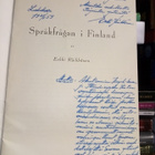Erkki Räikkönen :  Språkfrågan I Finland ( SIGNED) - pikkukuva 3