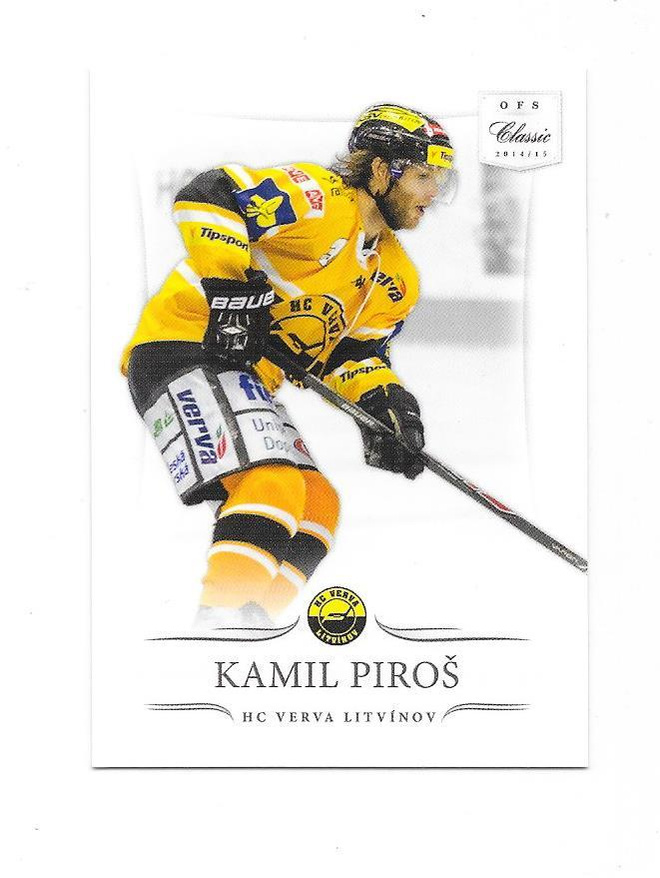 2014-15 OFS #154 Kamil Piros Litvinov ex Ässät