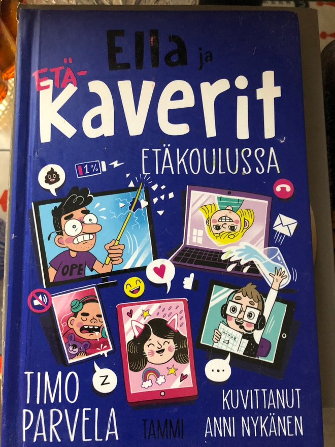 Parvela: Ella ja kaverit etäkoulussa. 2021. 1.p.