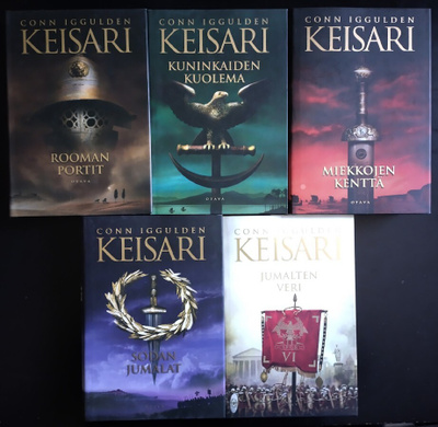 Conn Iggulden: Keisari, kirjat 1-5/5 (Kovakantisia)
