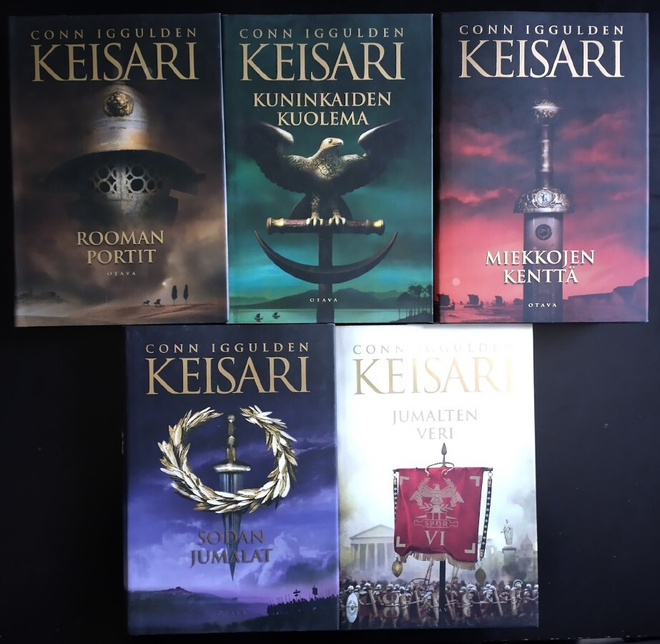 Conn Iggulden: Keisari, kirjat 1-5/5 (Kovakantisia)