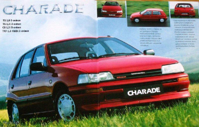 1990 Daihatsu Charade esite - KUIN UUSI - suomalainen