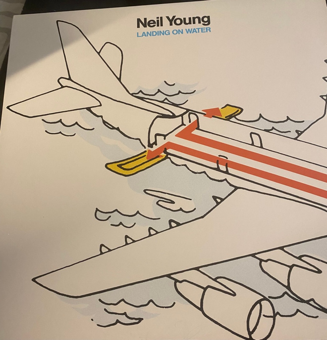 Neil Young: Landing On Water 1986 LP