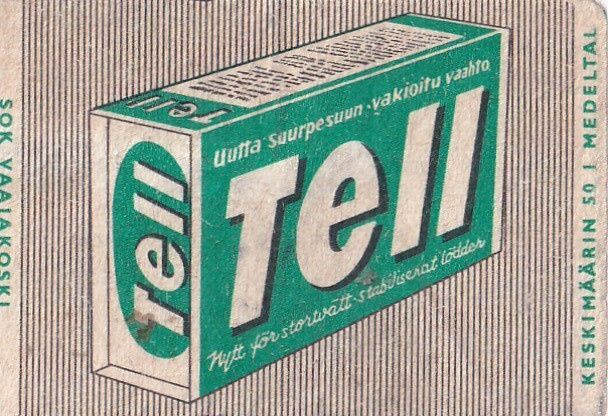 Tell. Uutta suurpesuun -vakioitu vaahto  . s52