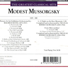The Greatest Classical Hits : Modest Mussorgsky - CD - pikkukuva 2